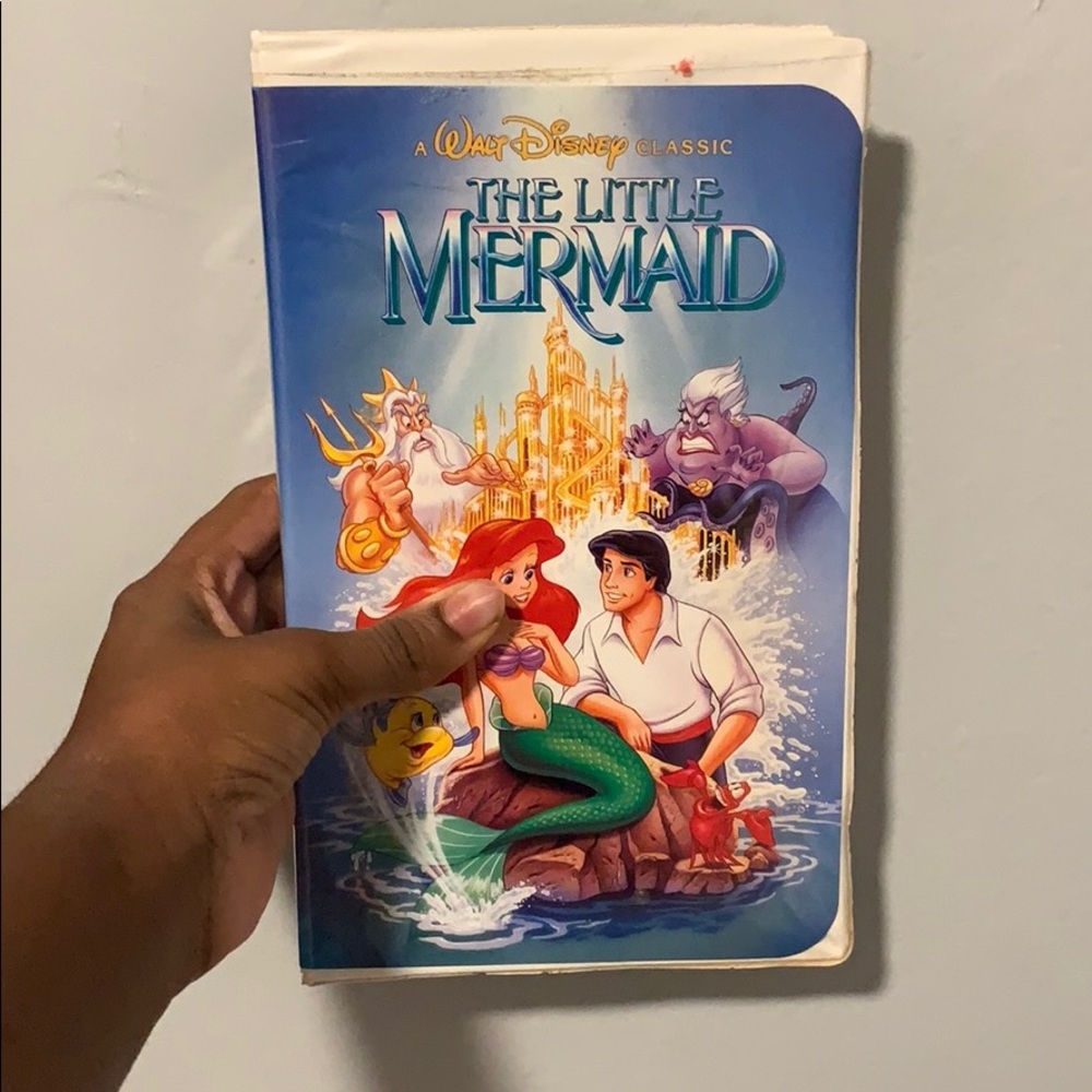 The little mermaid classic black diamond vhs tape.